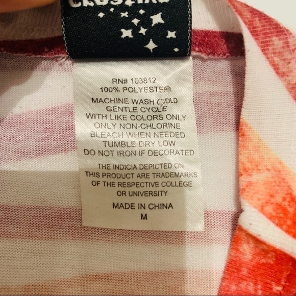 Qu Oklahoma University Football Tee Size Medium - Picture 7 of 7